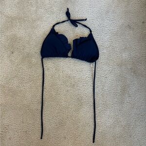 Touché dark navy blue bikini swim top